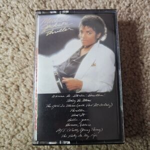 Michael Jackson Thriller Cassette Tape 1982 CBS Epic Records QET38112